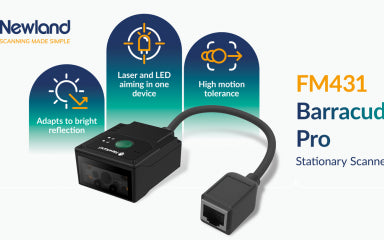 Introducing the FM431 Barracuda Pro– Newland’s newest stationary scanner!