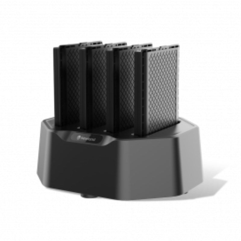 NLS-MCD9350-4B Battery charging station, 4 slots, incl.: power supply (EU, UK, US, IN), fits for: MT93