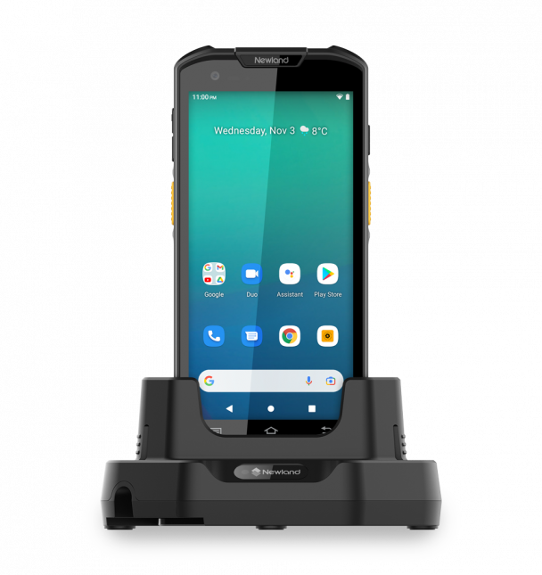 Newland MT93 Megattera Pro Android 13 Mobile Computer in Docking  station